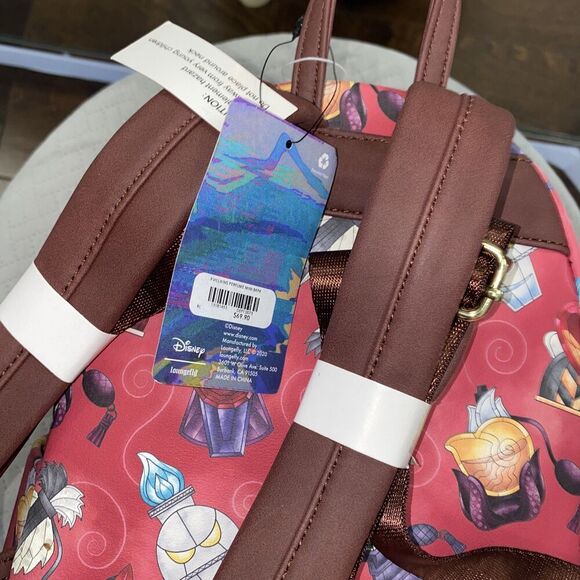 Loungefly Disney Villain Perfume Bottles Mini Backpack NWT NEW main image 8